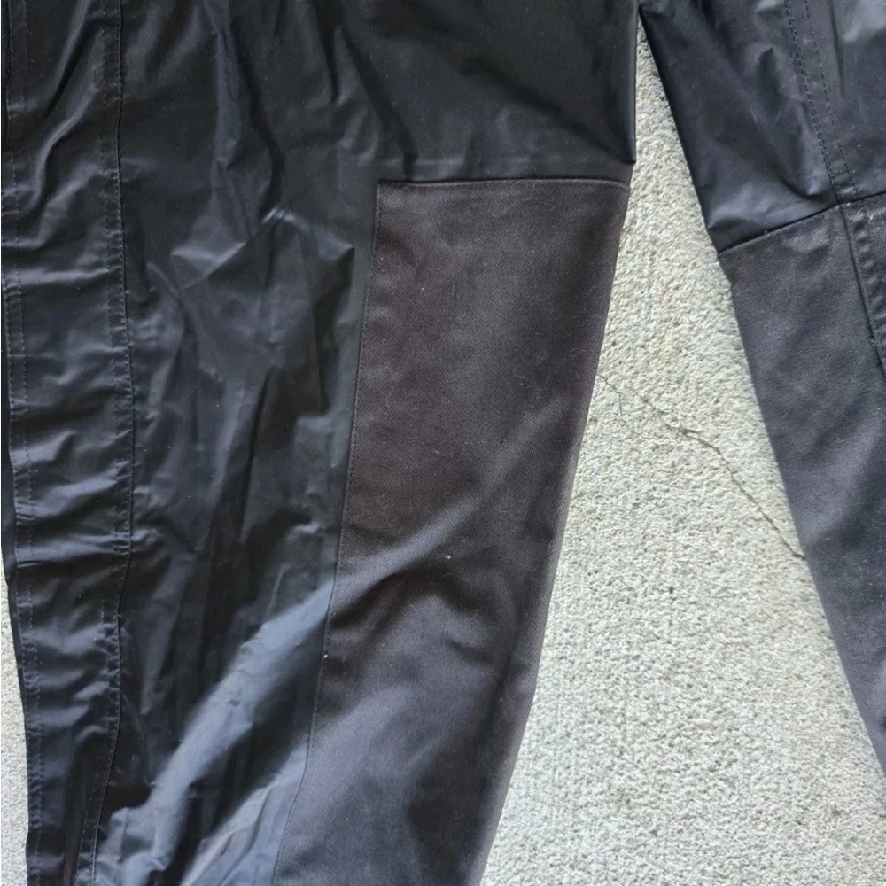 Harley Davidson Men S Pants 34x32 Black Motorcycle Windbreaker Adjustable Belt - Picture 7 of 16